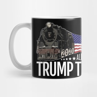 Trump Train Get On Board Or Get Run Over Support Mug